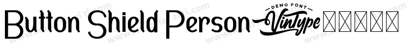 Button Shield Person字体转换